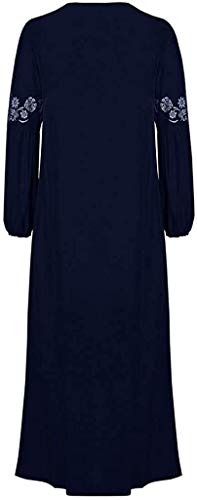 Punta De Costura Kaftan Árabe Largo Vestido De Mujer Tamaños Cómodos Musulmanes Jilbab Abaya Islámico Musulmanes Vestidos De Mujer Vestidos De Vestido Medieval Árabe Musulmán Vestido Vestido De La