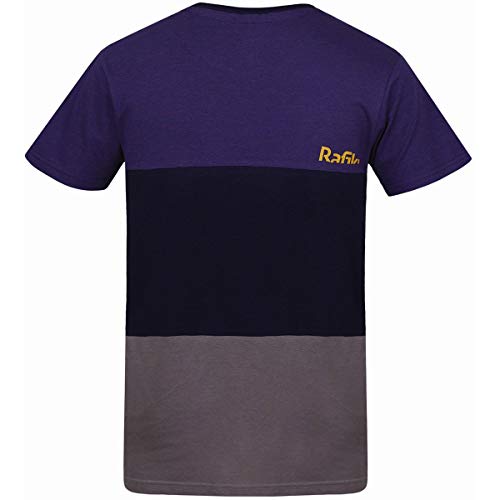 Rafiki Leonidio - Camiseta funcional para hombre, color Patrón Blue-medieval, tamaño XL