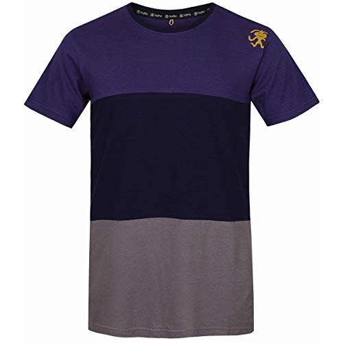 Rafiki Leonidio - Camiseta funcional para hombre, color Patrón Blue-medieval, tamaño XL