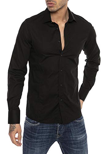 Redbridge R-2111 Camisa, Negro, XXL para Hombre