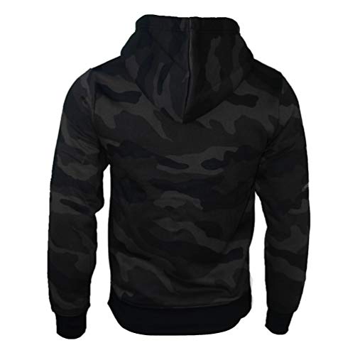 ROCK-IT Apparel® Sudadera con Capucha para Hombre Chaqueta con Capucha Jersey para Hombre suéter Tallas S-5XL Camuflaje Dark Camo XL