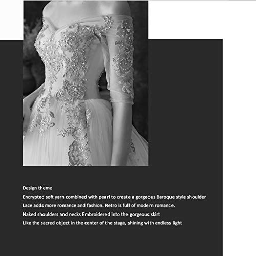 Ropa de boda Vestido de novia vestido de novia vestido de novia de satén retro que se arrastra pequeño y vestido de noche trasero vestido de dama de honor superior de encaje de la mujer vestido de noc