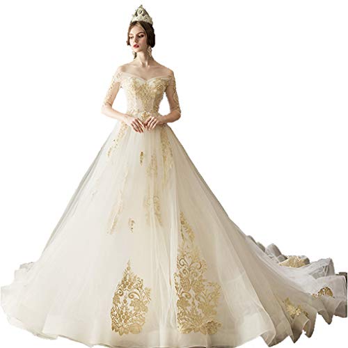 Ropa de boda Vestido de novia vestido de novia vestido de novia de satén retro que se arrastra pequeño y vestido de noche trasero vestido de dama de honor superior de encaje de la mujer vestido de noc