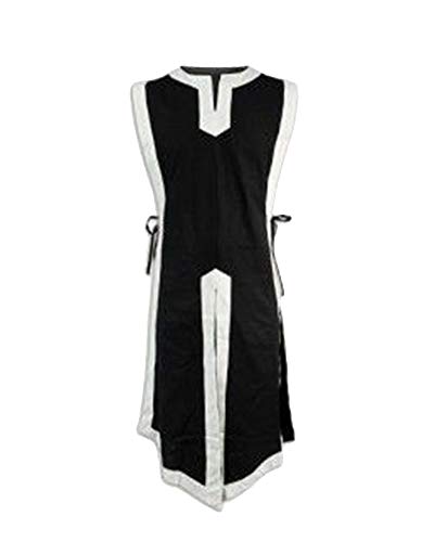 Shaoyao Disfraz De Caballero Dividir Tops Renacentistas Traje De Escenario Medieval para Hombre Negro 2XL