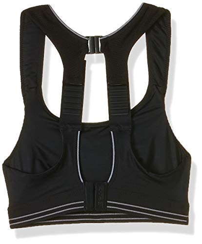 Shock Absorber Ultimate Run Bra, Sujetador Deportivo para Mujer, Negro (Black/Silver), 85G (70G EU)