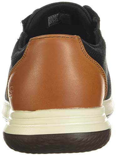 Skechers DARLOW REMEGO, Zapatillas Hombre, Negro Negro Lona Negro, 46 EU