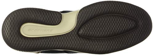 Skechers DARLOW REMEGO, Zapatillas Hombre, Negro Negro Lona Negro, 46 EU