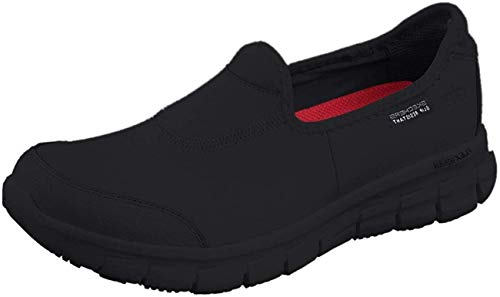 Skechers - Zapatillas Deportivas sin Cordones Modelo Sure Track para Mujer señora (41 EU) (Negro)