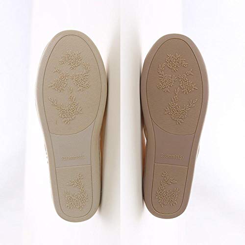 Slippers Suave,Jardín Sandalias,Zapatos de confinamiento sección Delgada Transpirable Verano Mujeres Embarazadas Zapatos Bolsa tacón Fondo Suave Antideslizante-Elefante_38