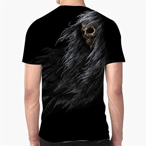 SSBZYES Camiseta para Hombre Camiseta De Verano De Manga Corta para Hombre Camiseta De Cuello Redondo para Hombre Camiseta con Estampado De Calavera Camiseta De Gran Tamaño para Hombre