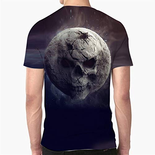 SSBZYES Camiseta para Hombre Camiseta De Verano De Manga Corta para Hombre Camiseta De Cuello Redondo para Hombre Camiseta con Estampado De Calavera para Hombre Camiseta De Gran Tamaño para Hombre