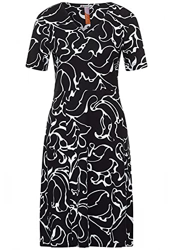 Street One 142885 Vestido, Negro, 36 para Mujer