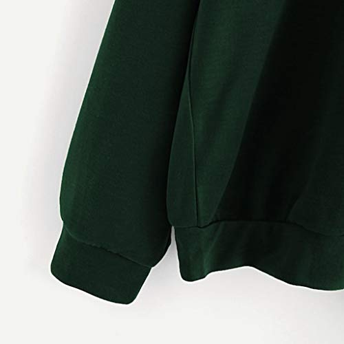 Sudaderas Informales para JóVenes URIBAKY Estampado De Letras En Color Liso BáSico Sudadera De Manga Larga para Adolescentes con Cuello Redondo Sudadera Casual Tops Blusas Camiseta con CordóN