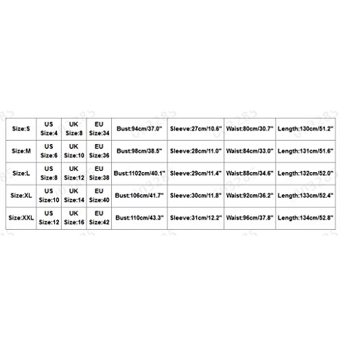 Sulifor Vestido de Manga Corta con Estampado,Vestido de Volantes en Forma,Vestido de Boho para Mujer,Vestido de Verano de la Playa