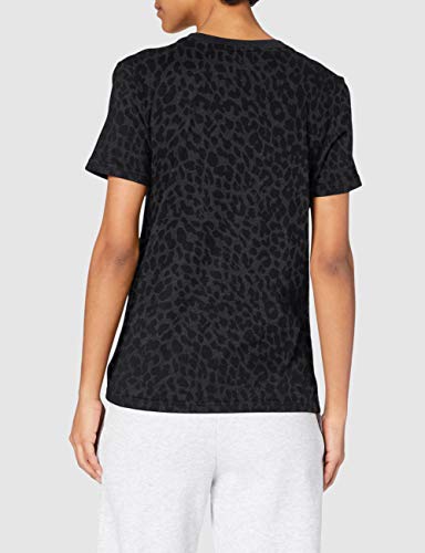 Superdry Black out tee Camiseta, Leon Leopard, XXS para Mujer
