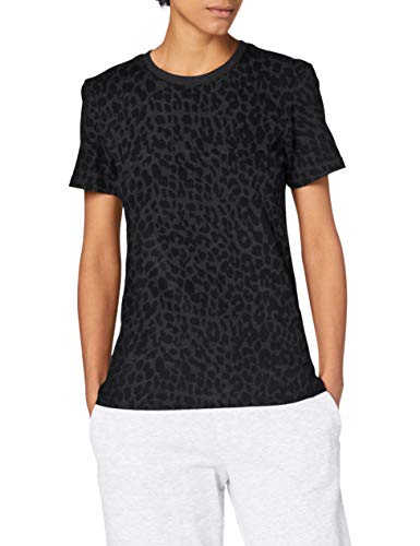 Superdry Black out tee Camiseta, Leon Leopard, XXS para Mujer