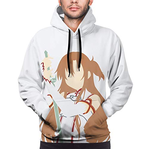 Sword Art Online Cosplay Sudaderas con capucha Pullover Sudadera Anime Sword Art Online Kirigaya Kazuto Kirito Asuna Sudadera con capucha Impreso en 3D Abrigo informal Tops para mujeres Hombres