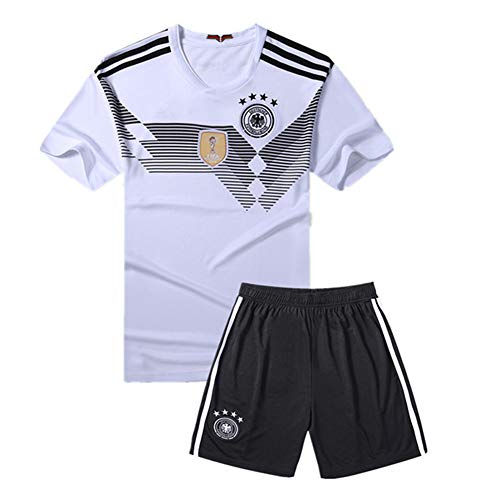 SXXRZA Los fanáticos del fútbol Usan TK, Toni Kroos # 8, Mesut Özil # 10, Thomas Müller # 13, Alemania, Equipo fútbol Nacional Alemania, Ropa de fútbol, ​​Ropa Deportiva, Camiseta, Hombre-Nonumber-