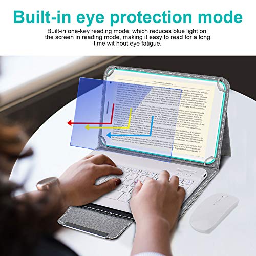Tableta 8 Pulgadas, Android 10.0 Pie Tablet PC, 3 GB de RAM y 32 GB de Memoria, Pantalla IPS HD, Quad-Core, WiFi, Netflix, Bluetooth, OTG, Certificado por Google GMS- Verde