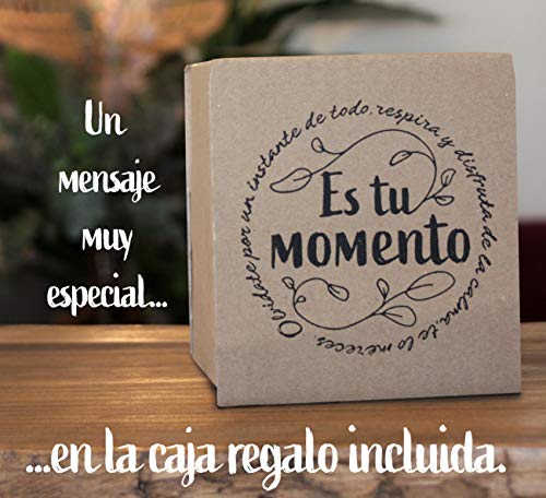 Taza Desayuno con Mensaje Respira_ Regalos Originales para Mujer_ Taza café Infusiones o Decoración Hogar en Cerámica de Alta Calidad.