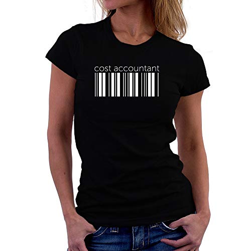 Teeburon Cost Accountant Lower Barcode Camiseta Mujer