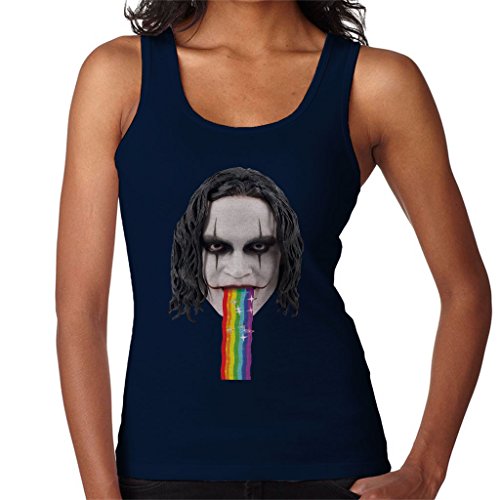 The Crow Brandon Lee Puking Rainbow Snapchat Filter Women's Vest