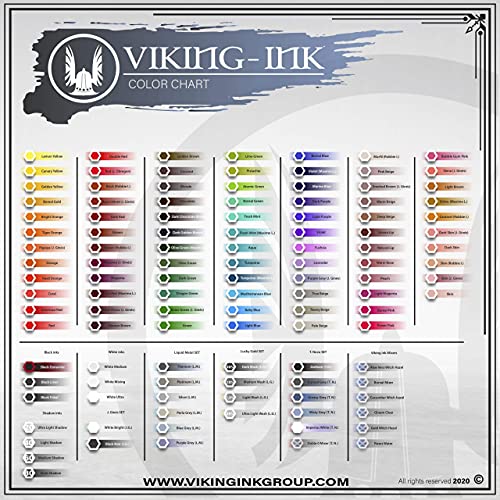 Tinta para tatuaje - BLACK LINER 4oz (120ml) - VIKING INK USA - Los mejores colores y negros en tintas para tatuaje del mercado - VEGANAS