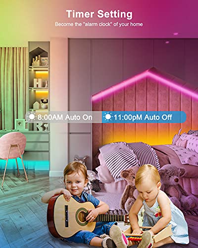 Tira LED , CNSUNWYA 12M (2*6M) Luces RGB LED 24V 5050 SMD Con 44 Teclas Control Remoto IR Habitación Que Cambian De Color Luz De Ambiente Para el Hogar Dormitorio Habitación TV Coches Fiesta Boda