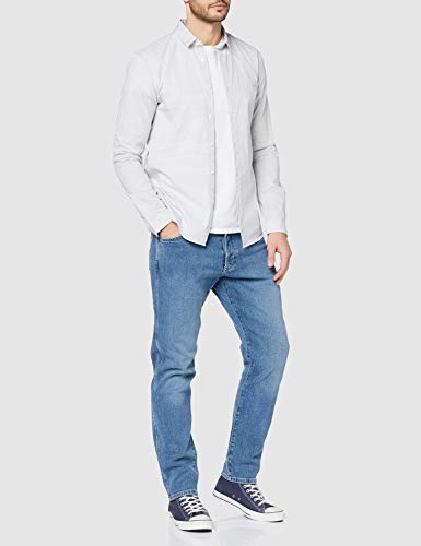 TOM TAILOR Denim Basic Struktur Hemd Camisa, 10922, XL para Hombre
