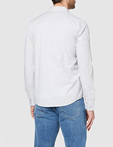 TOM TAILOR Denim Basic Struktur Hemd Camisa, 10922, XL para Hombre