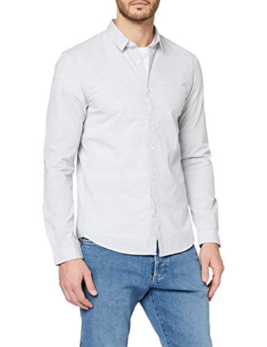 TOM TAILOR Denim Basic Struktur Hemd Camisa, 10922, XL para Hombre