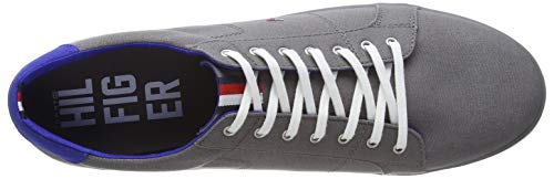 Tommy Hilfiger H2285ARLOW 1D, Zapatillas Hombre, Gris (Steel Grey), 43 EU