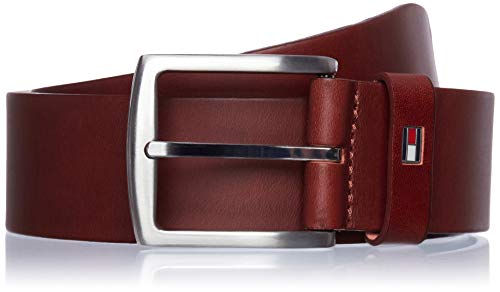 Tommy Hilfiger New Denton Belt 4.0 Cinturón, Marrón (DARK TAN-EUR 257), 85 para Hombre