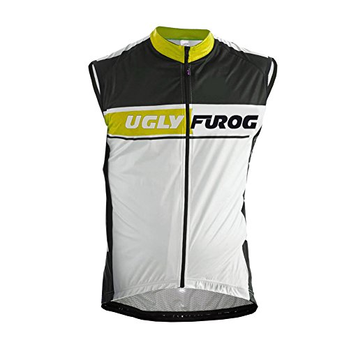 Uglyfrog Ciclismo Hombres Sleeveless Maillots de Bicicleta Chalecos Vestido Deportivo Estilo de Primavera Transparente Bicicleta Cycling Vest