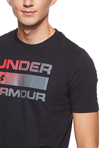 Under Armour UA Team Issue Wordmark Short Sleeve Camiseta, Hombre, Negro (Black (002), S