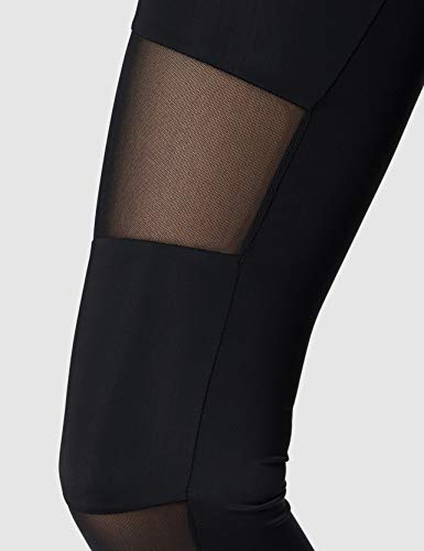 Urban Classics Ladies Tech Mesh, Leggings para Mujer, Negro (Black 7), XXX-Large