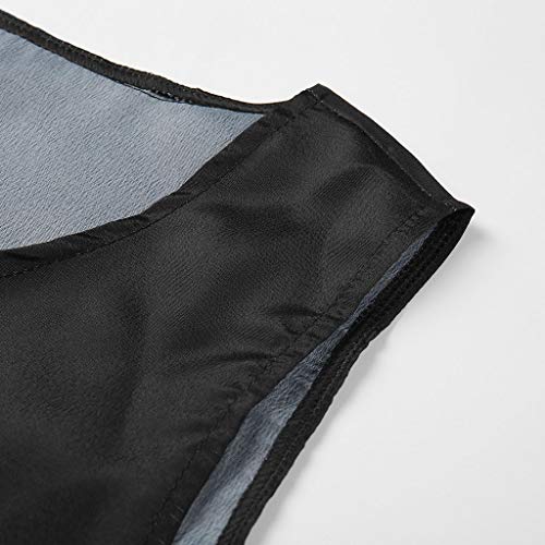 URIBAKY Vestido Mujeres Casual O Cuello Sin Mangas Vestidos De Fiesta Mujeres Mini Vestidos De Moda Adolescentes Estampado De Dibujos Animados Falda Recta Diaria