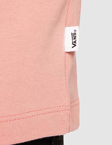 Vans Flying V Crew tee Camiseta, Rosa amanecer, XL para Mujer