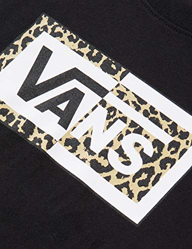 Vans SPLIT LEOPARD Camiseta, Negro (, L para Niñas