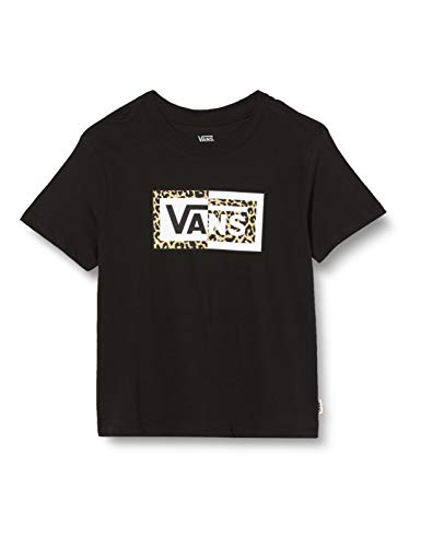 Vans SPLIT LEOPARD Camiseta, Negro (, L para Niñas