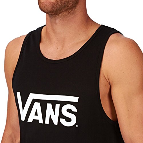 Vans VANS CLASSIC TANK - Camiseta de tirantes para hombre, multicolor (black/white), talla Medium