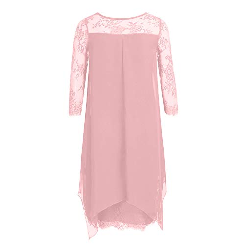 Vectry Vestido Largo Espalda Encaje Vestidos de Coctel Cortos para Bodas Vestidos para La Playa Vestidos Largos Sexys Boda Noche Vestidos Mujer Tallas Grandes