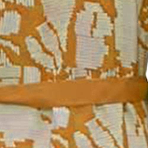 VEMOW Vestido Mujer Suelto Boho Estampado Largo Manga Cuello Redondo Digital Impresión Talla Grande Casual Mini Tanque Maxi Vestir Summer Otoño(Amarillo,S)
