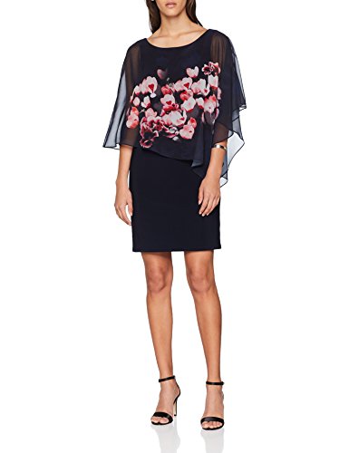 Vera Mont 0097/4804 Vestido de Fiesta, Multicolor (Red Pink Shades 4900), 50 para Mujer