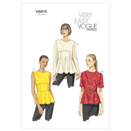 VOGUE PATTERNS V8815 - Patrones de Costura para Blusas de Mujer (Tallas 36 a 44)