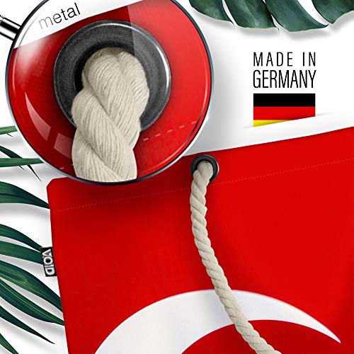 VOID Turquía Atatürk Bolsa de Playa 58x38x16cm 23L Shopper Bolsa de Viaje Compras Beach Bag Bolso