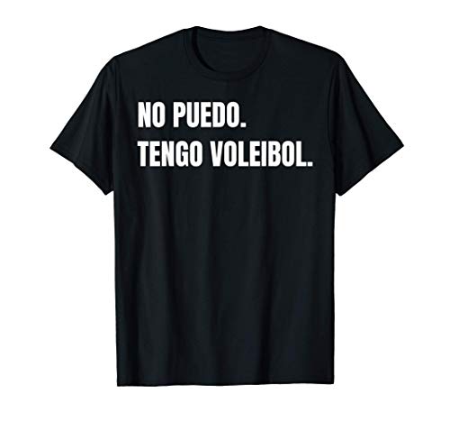 Voleibol Mujer Hombre Divertido Vóley No Puedo Camiseta