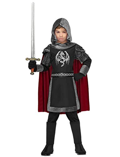 WIDMANN Disfraz de Caballero Medieval Oscuro Infantil T-4/5 años