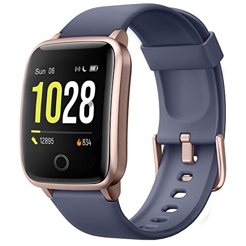 Willful Smartwatch,Pantalla de 1,3 Pulgadas Reloj Inteligente Impermeable IP68 con Pulsómetros para Mujer Hombre, Pulsera de Actividad Inteligente con Monitor de Sueño Contador de Caloría Cronógrafo