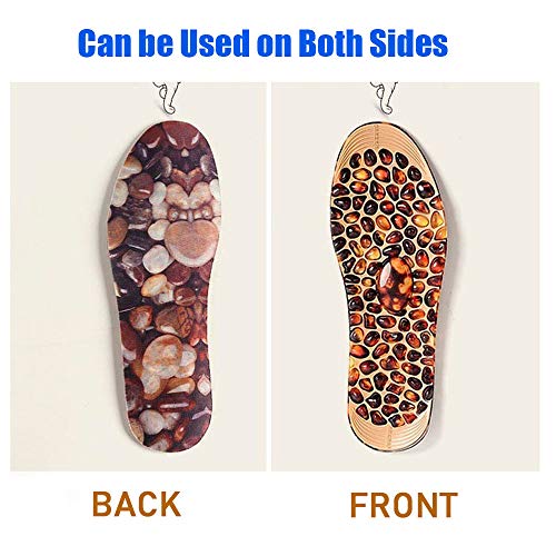 WOERD Plantillas de Cuidado de la Salud de Imán,antifatiga Plantillas de Masaje Magnético Transpirables Hombre Mujer,Salud Inserciones Almohadillas de Zapatos de Acupresión de Pies Soporte Cortable